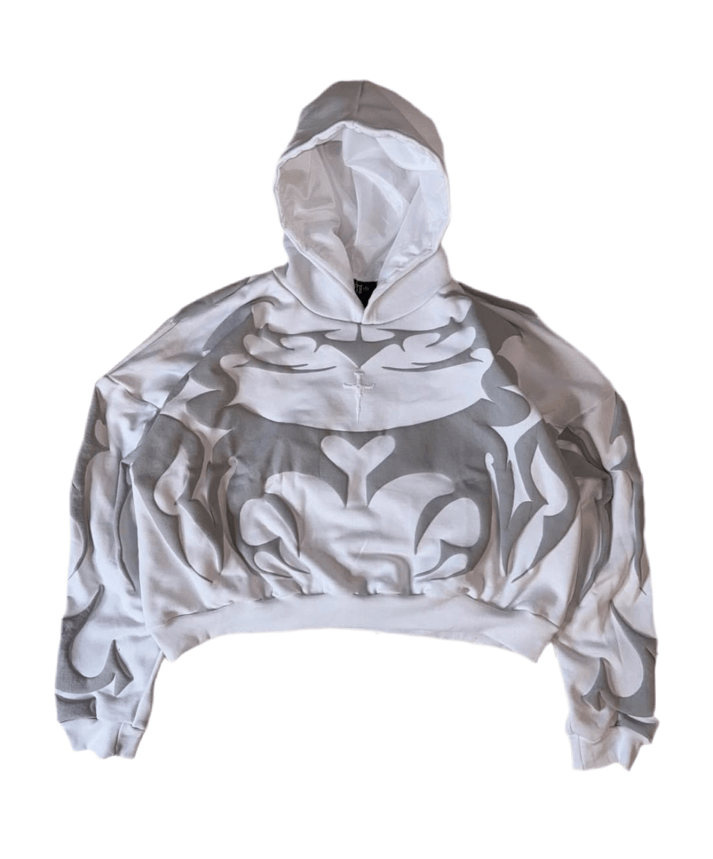 Ghost White Delta Hoodie - Warmsouls