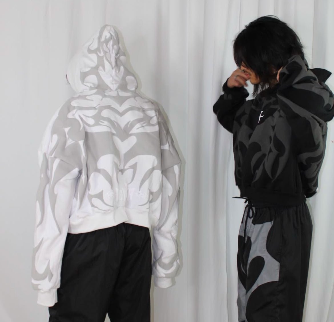Ghost White Delta Hoodie - Warmsouls