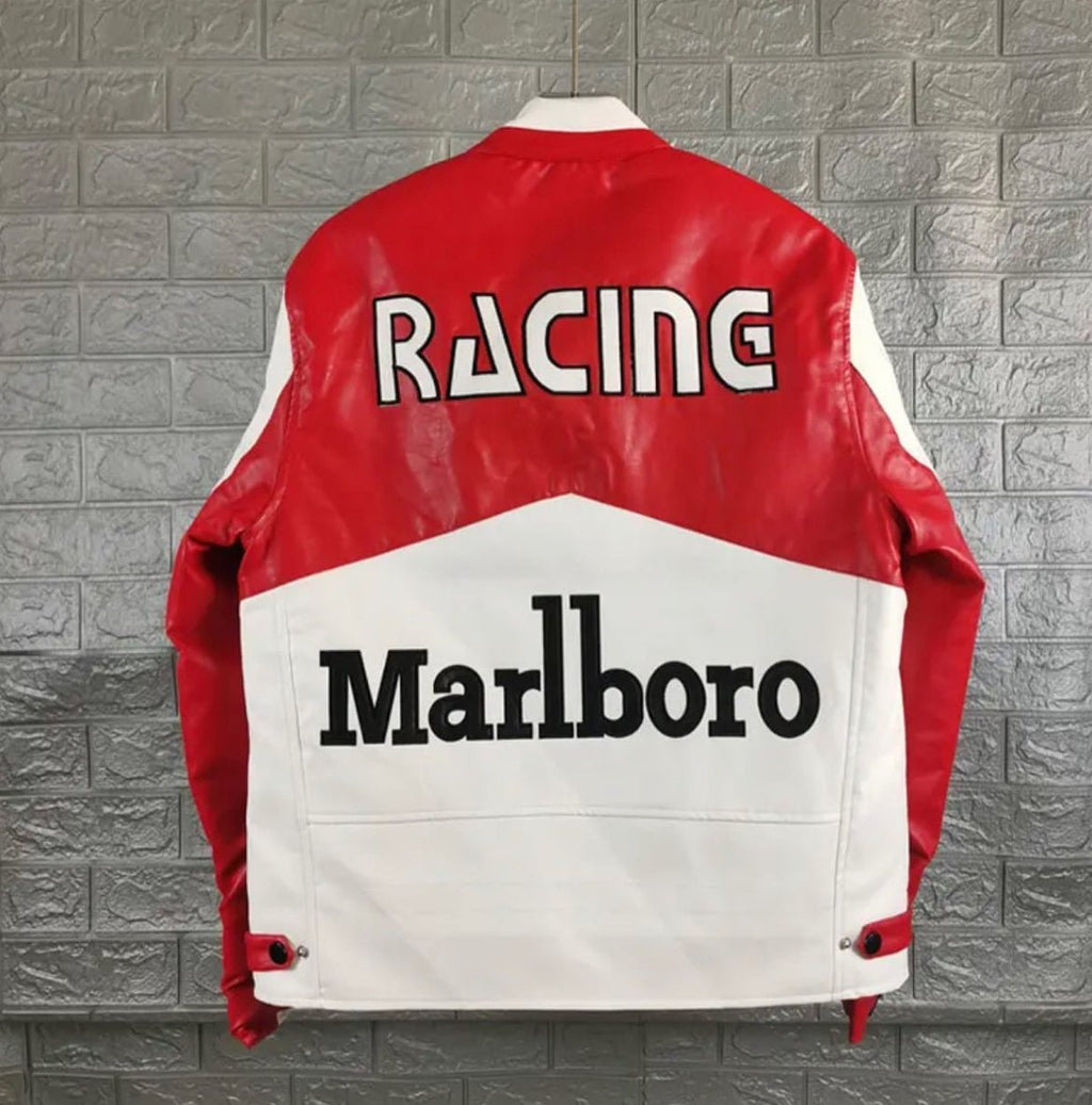 Marlboro Racing Leather Jacket - Warmsouls