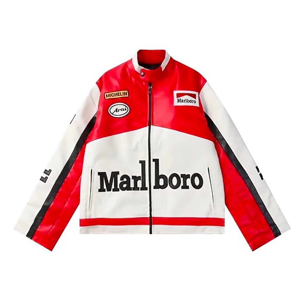 Marlboro Racing Leather Jacket - Warmsouls