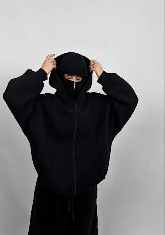 Balaclava Hoodie – Streetwear Winter Mask Hoodie