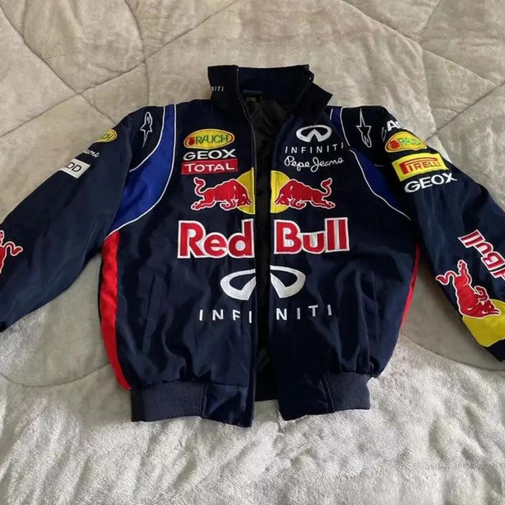 Red Bull Racing Puffer Jacket – Premium Winter Streetwear Jacket for Men & Women