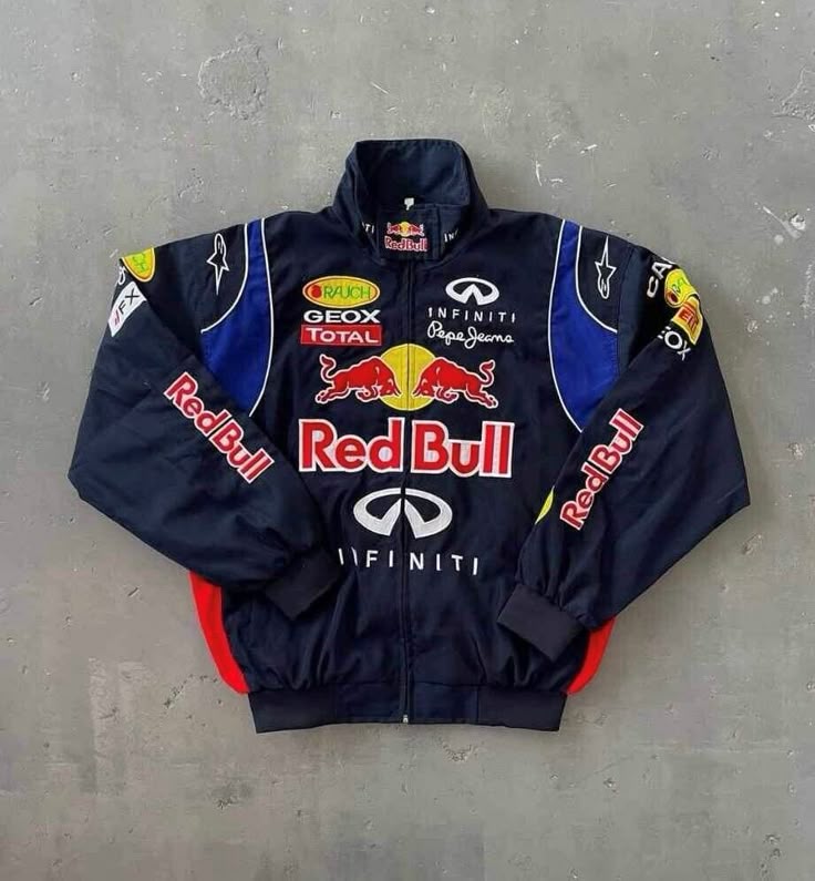 Red Bull Racing Puffer Jacket – Premium Winter Streetwear Jacket for Men & Women
