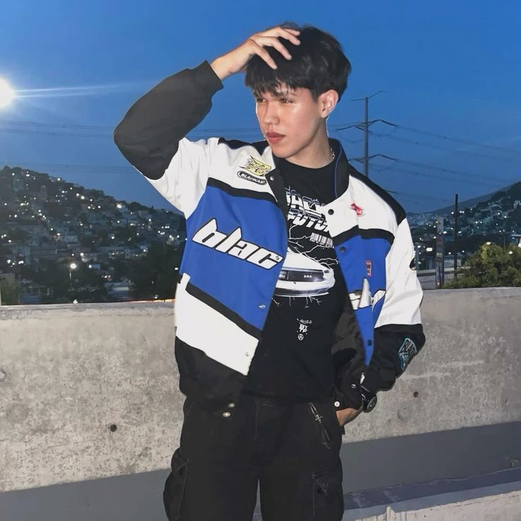 BlackAir Streetwear Jacket – Premium Black Racing Style Jacket for Men & Women