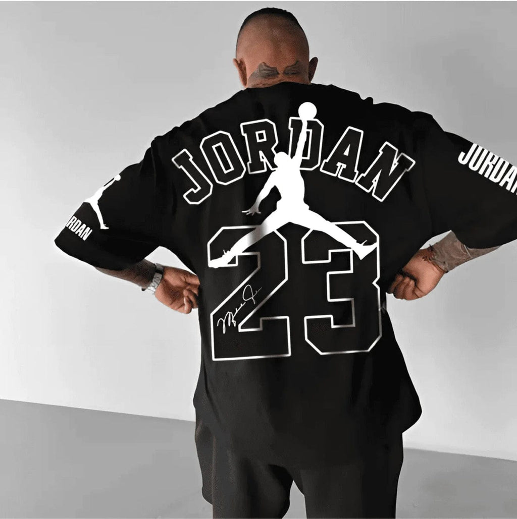Jordan Oversized Black Graphic T-Shirt – Premium Streetwear Fit