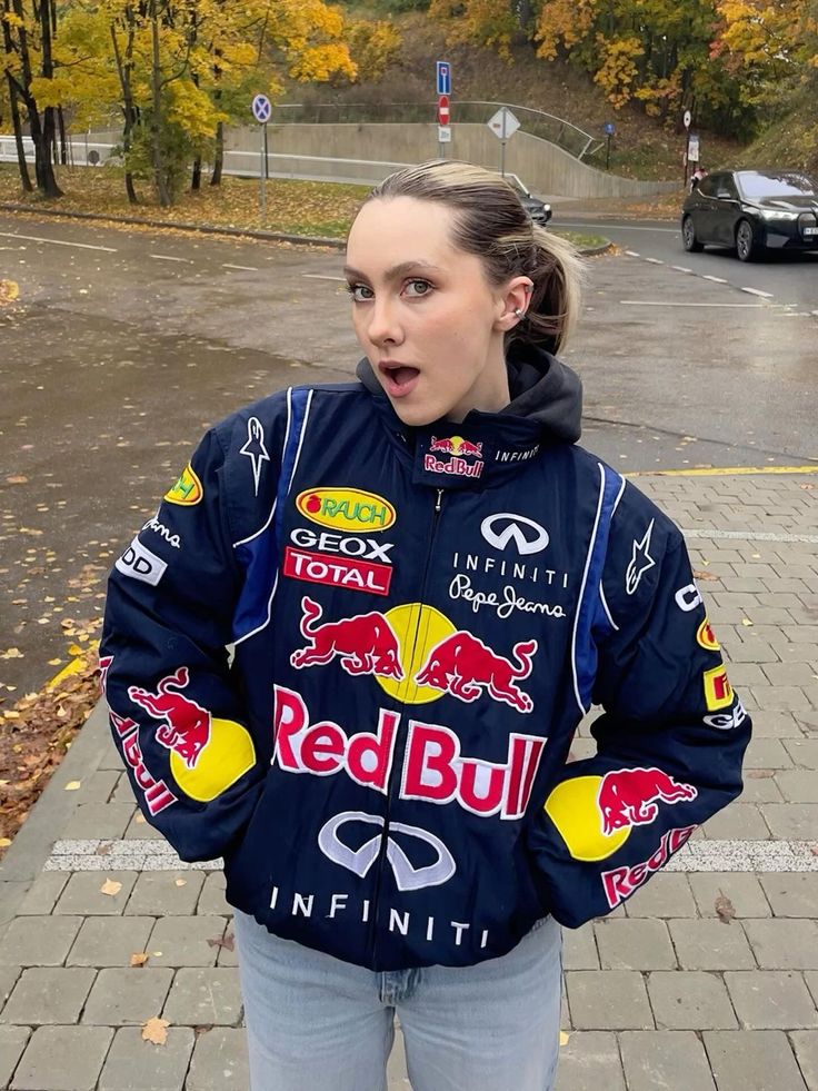 Red Bull Racing Puffer Jacket – Premium Winter Streetwear Jacket for Men & Women