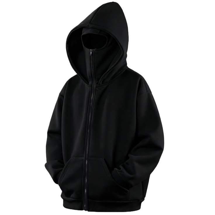 Balaclava Hoodie - Full Zip Streetwear Hoodie