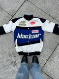 BlackAir Streetwear Jacket – Premium Black Racing Style Jacket for Men & Women