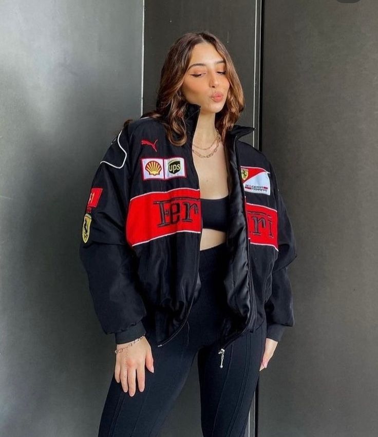 Ferrari Racing Black Jacket – Premium Motorsport Style Jacket for Men & Women