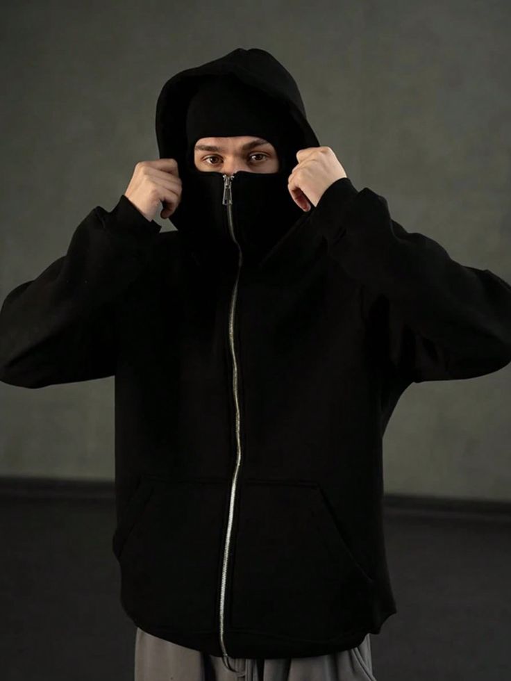 Balaclava Hoodie – Streetwear Winter Mask Hoodie